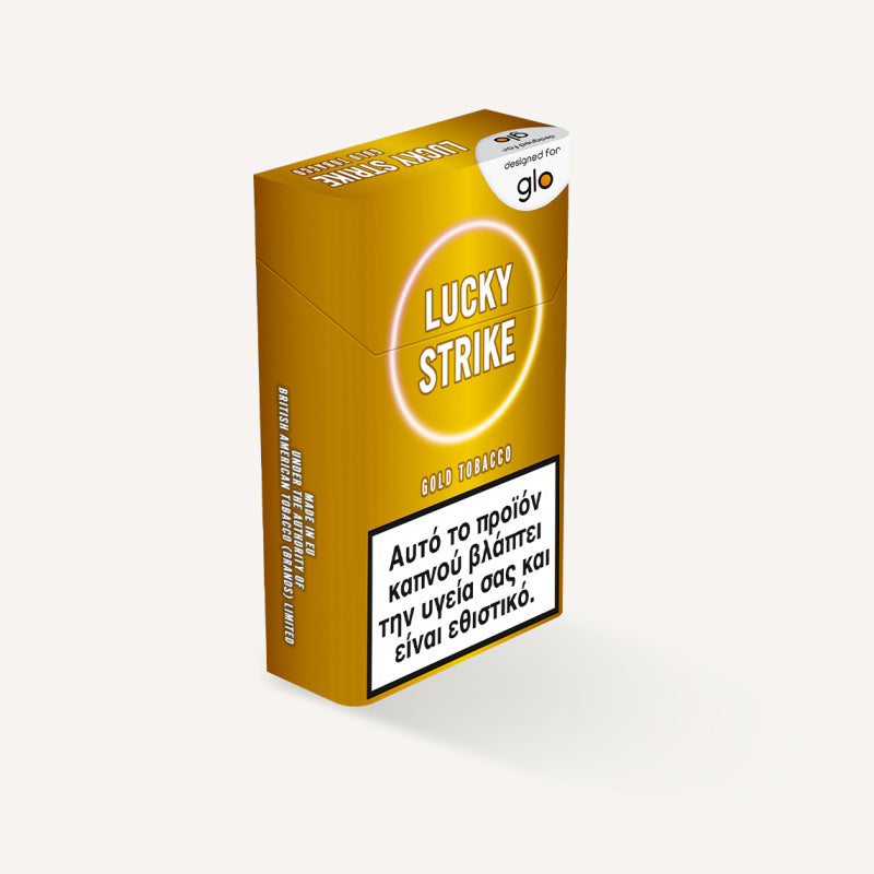 Zlaté tabakové tyčinky Lucky Strike