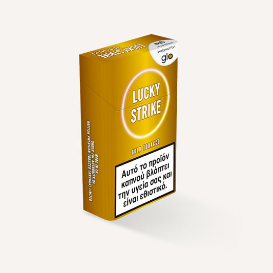 Zlaté tabakové tyčinky Lucky Strike