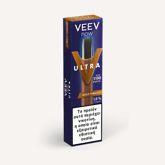 Veev One Now ULTRA Gold Tobacco (e-cigareta na jedno použití)